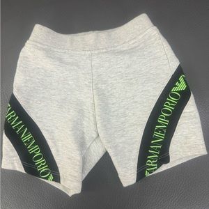 Gently used baby boy armani shorts 3-6 months